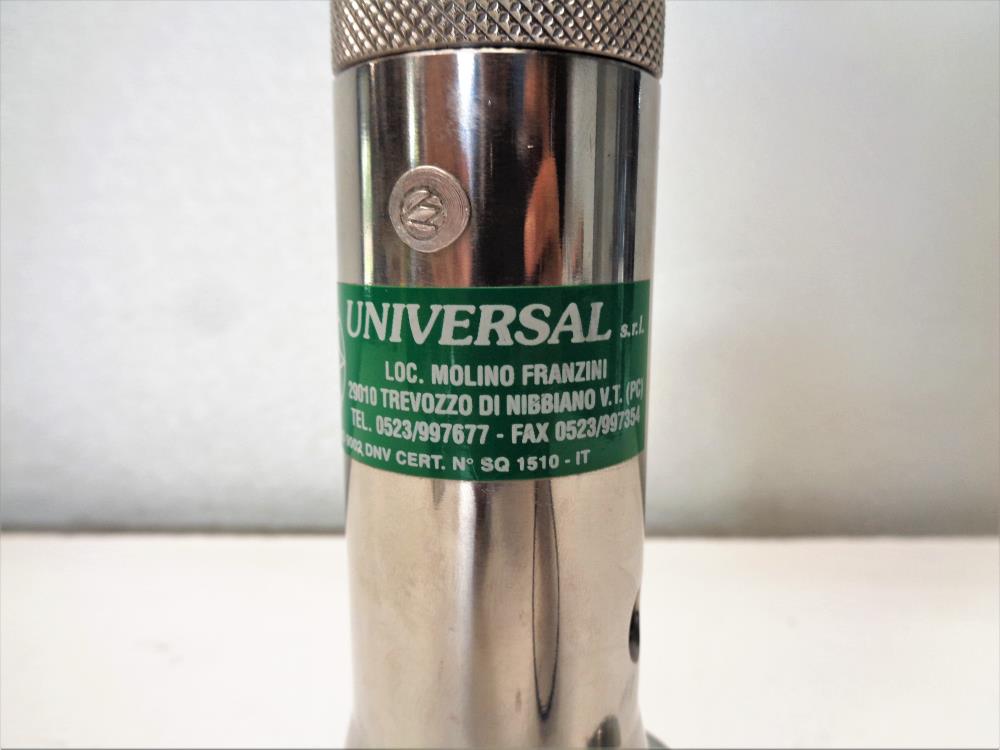 Universal 3/4" x 1" Tri-Clamp Sanitary Relief Valve, Stainless Steel